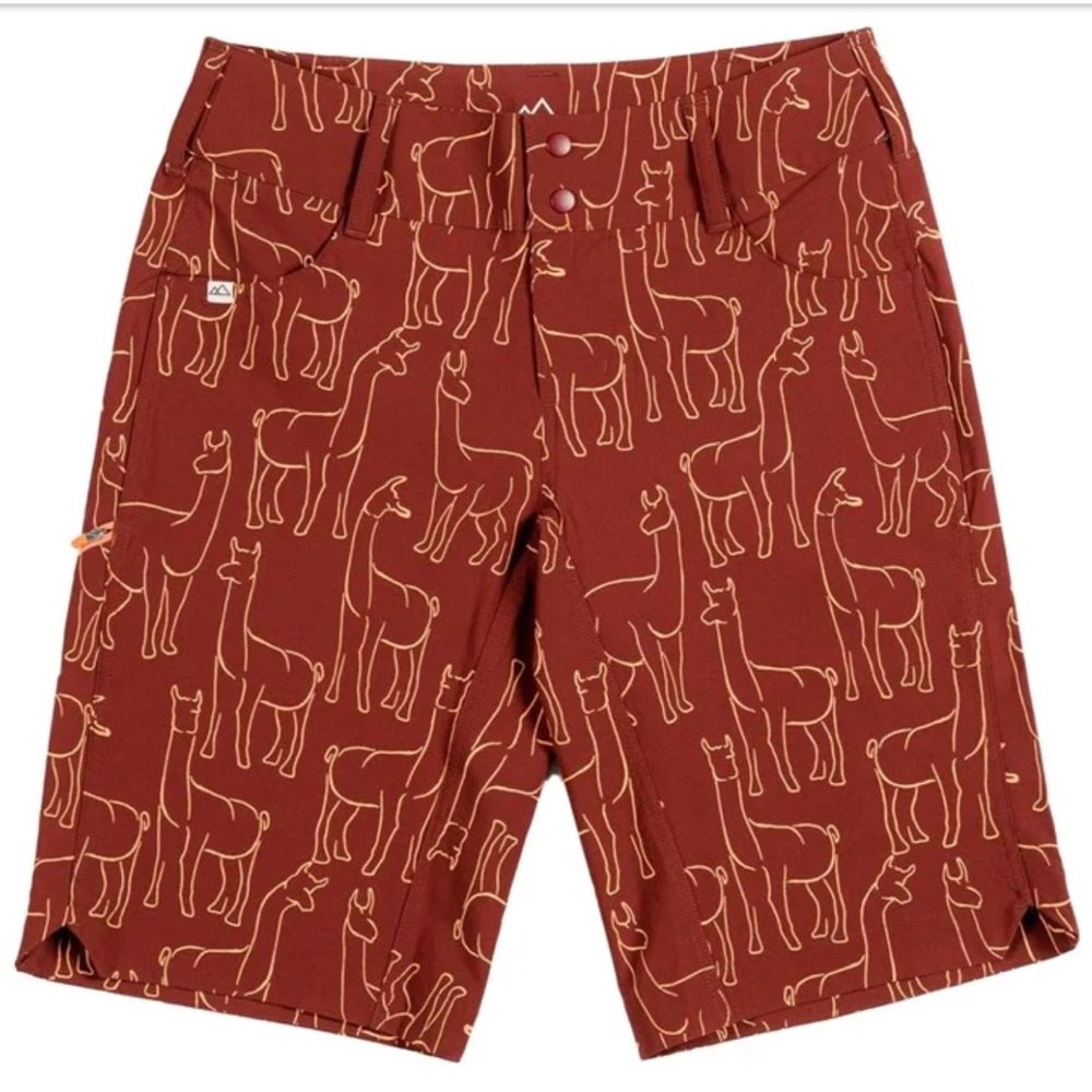 Wild Rye Freda 7” Bike Short llama print